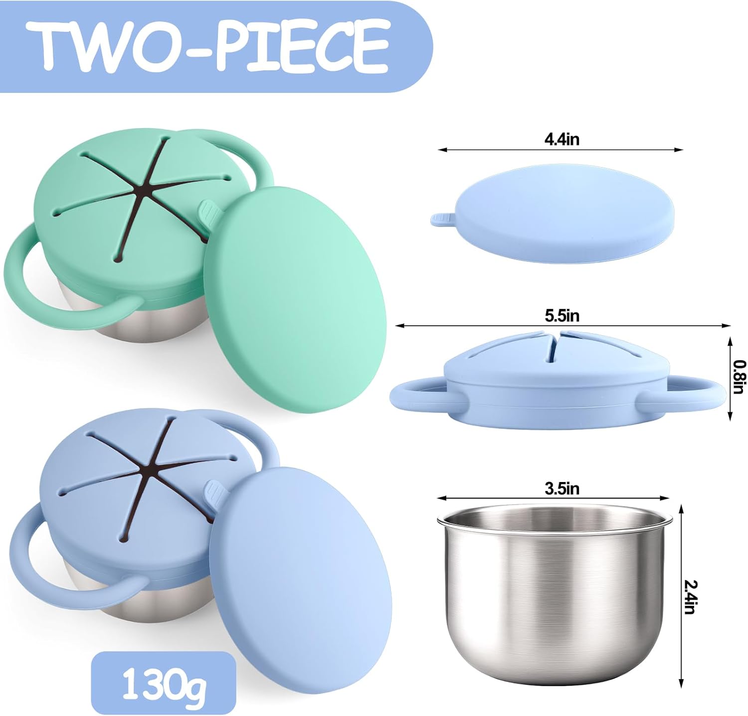 Cherubee - Stainless Steel Snack Container
