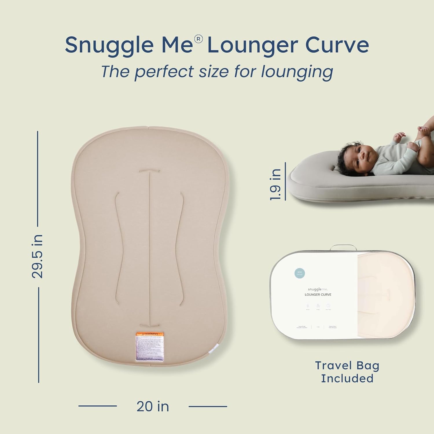 Baby Lounger Curve (0-6 Months)