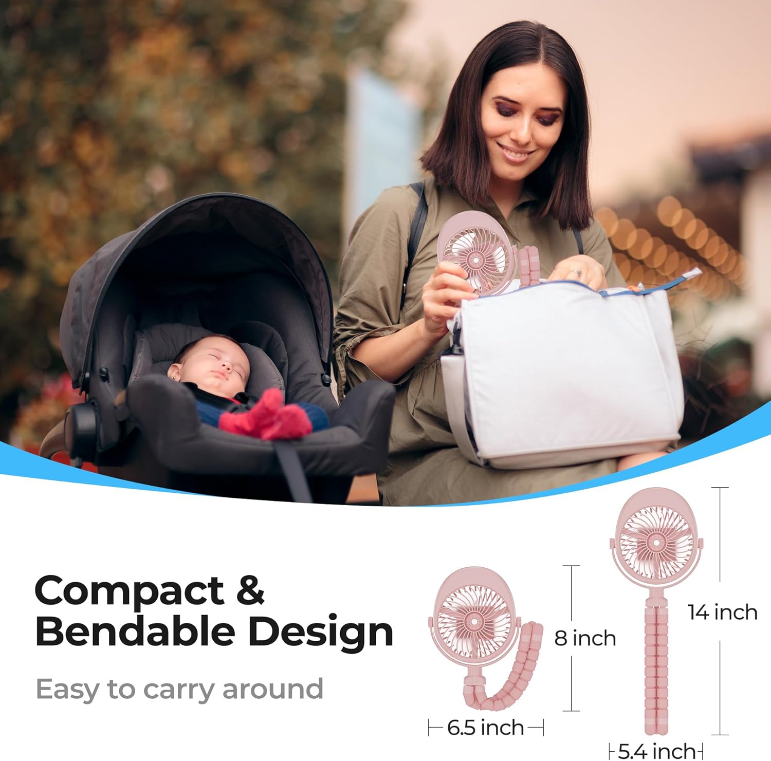 Cherubee - aby Stroller Fan