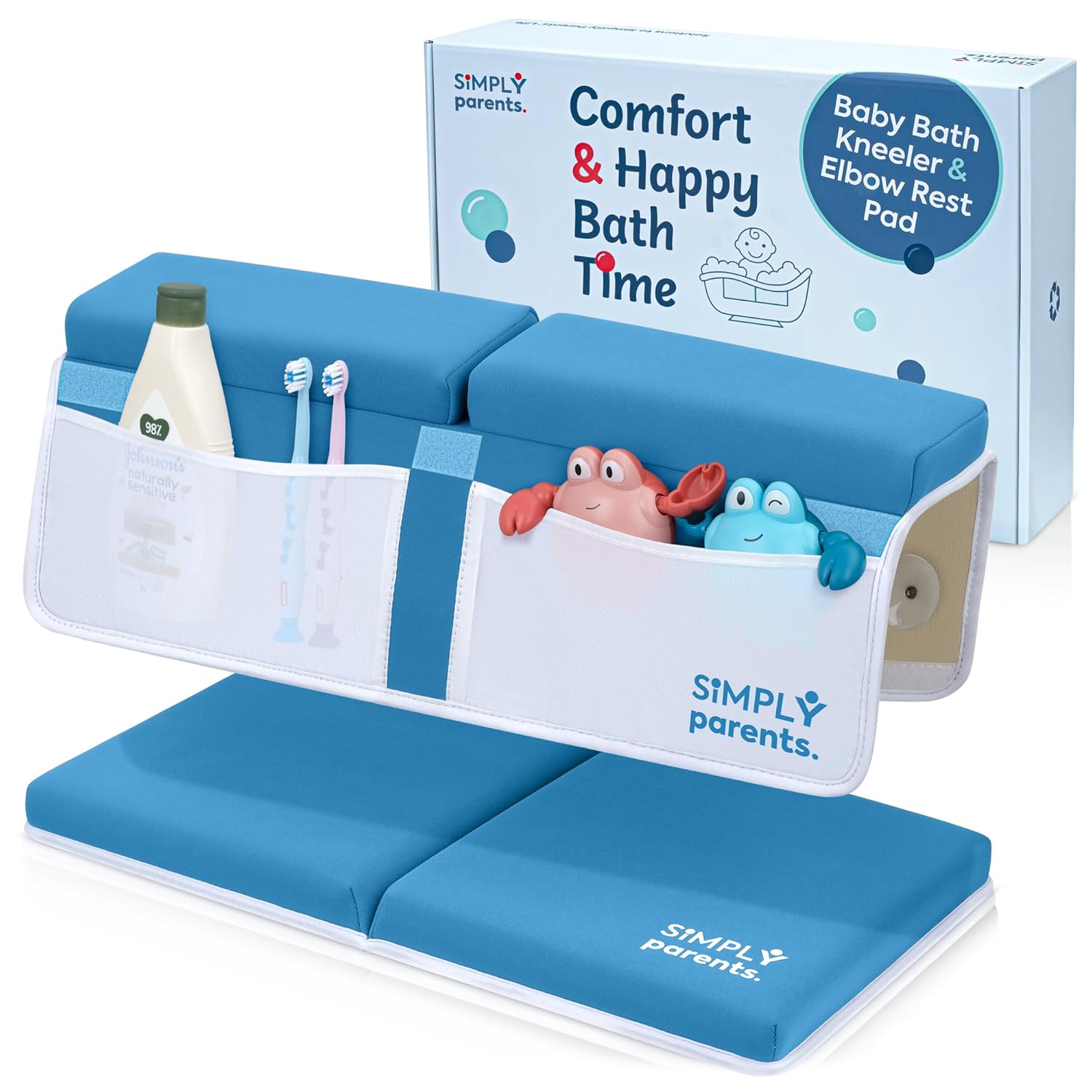 Baby Bath Kneeler and Elbow Rest Pad Set
