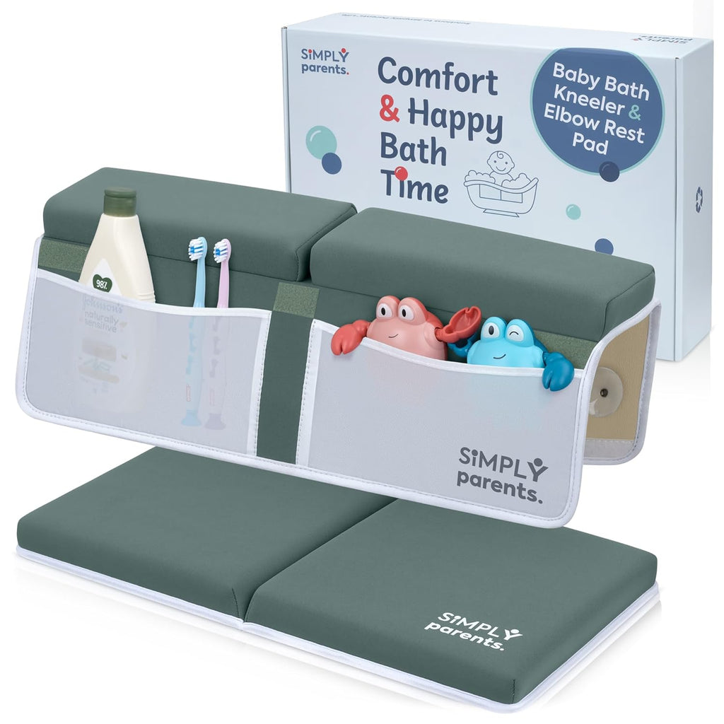 Baby Bath Kneeler and Elbow Rest Pad Set